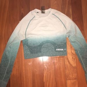 Gymshark ombré seamless crop top